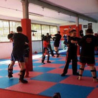 beginners kickboxing class